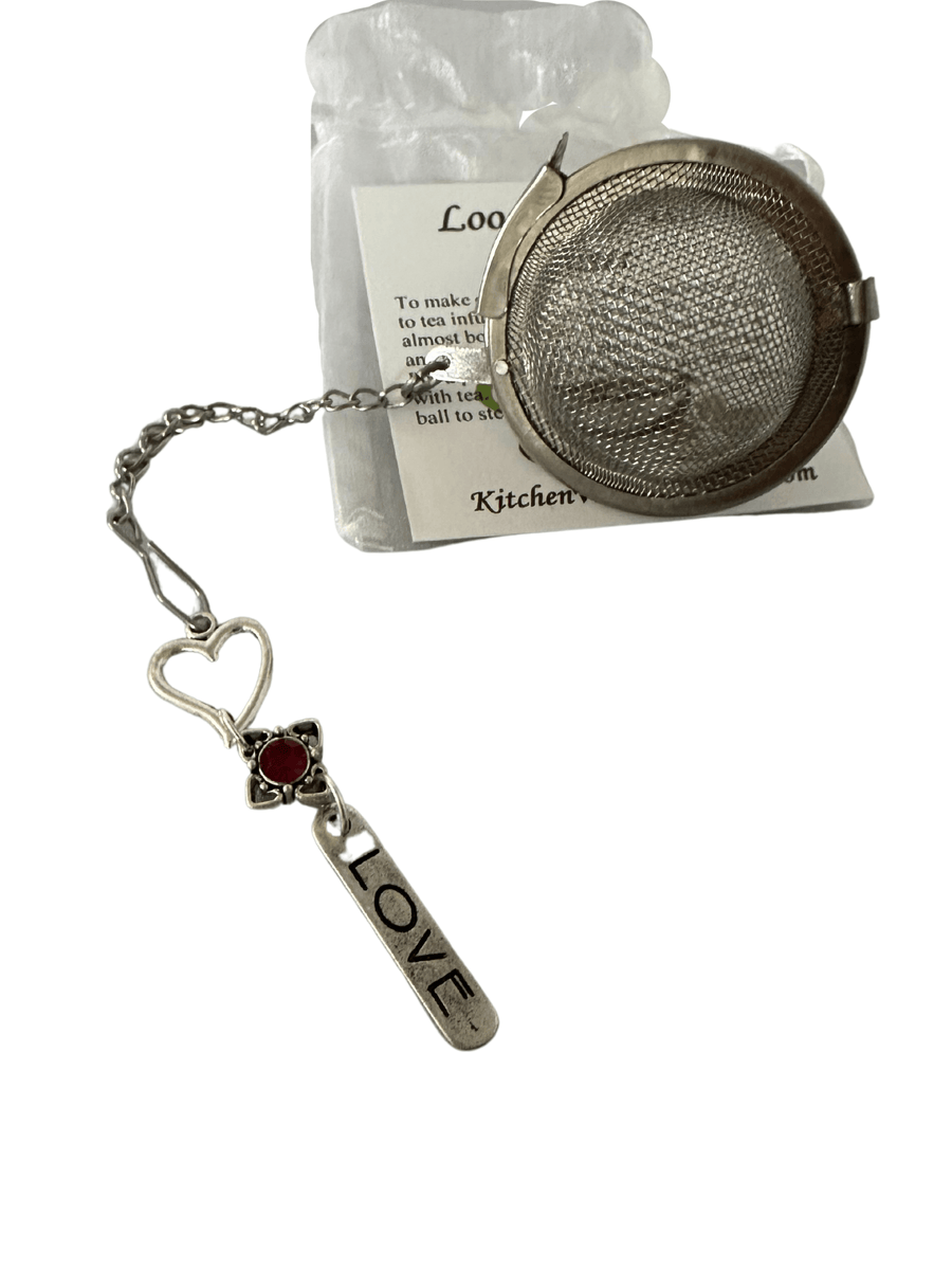 Love Charmed Tea Steeping Ball Kitchen Witch Gourmet
