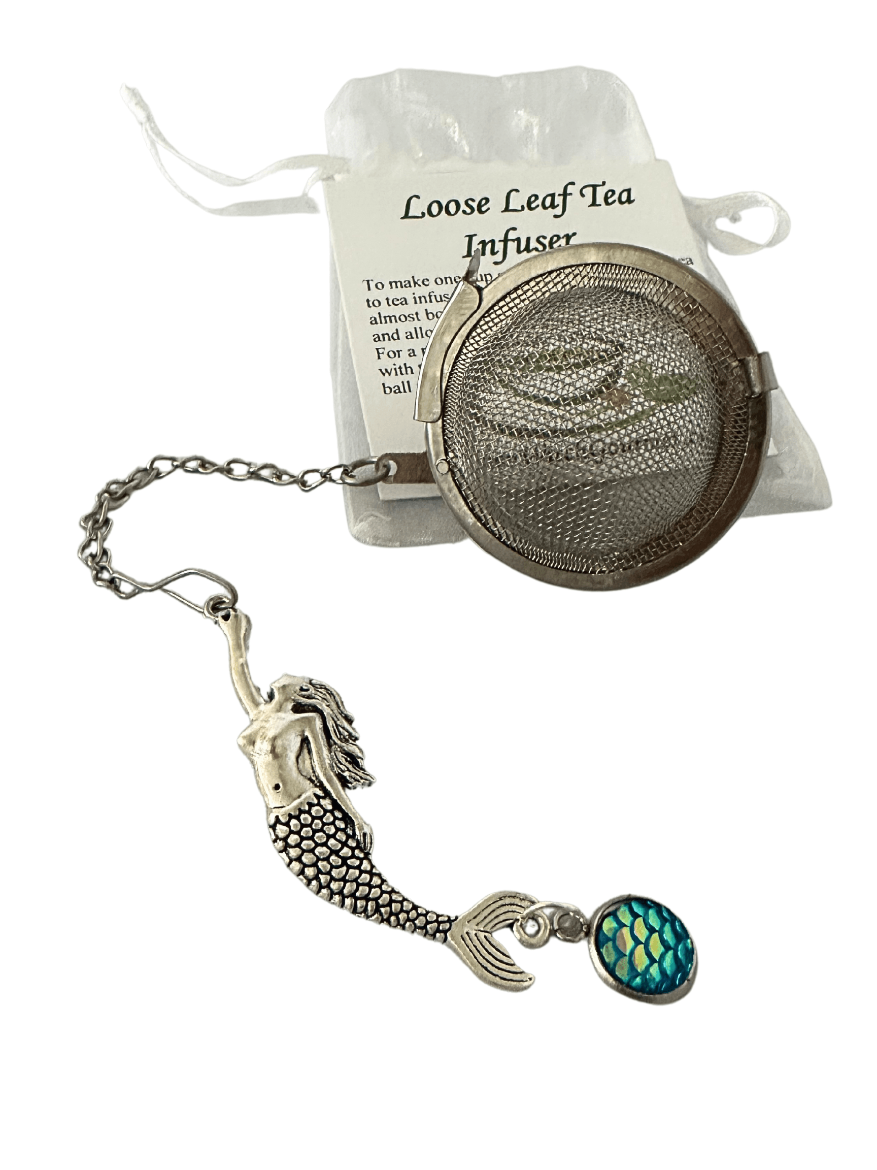 Mermaid Charmed Tea Steeping Ball Kitchen Witch Gourmet