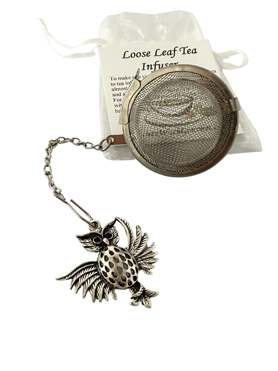 Owl Charmed Tea Steeping Ball Kitchen Witch Gourmet