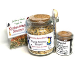 Black Salt and Monkey Pepper Gift Set - Kitchen Witch Gourmet
