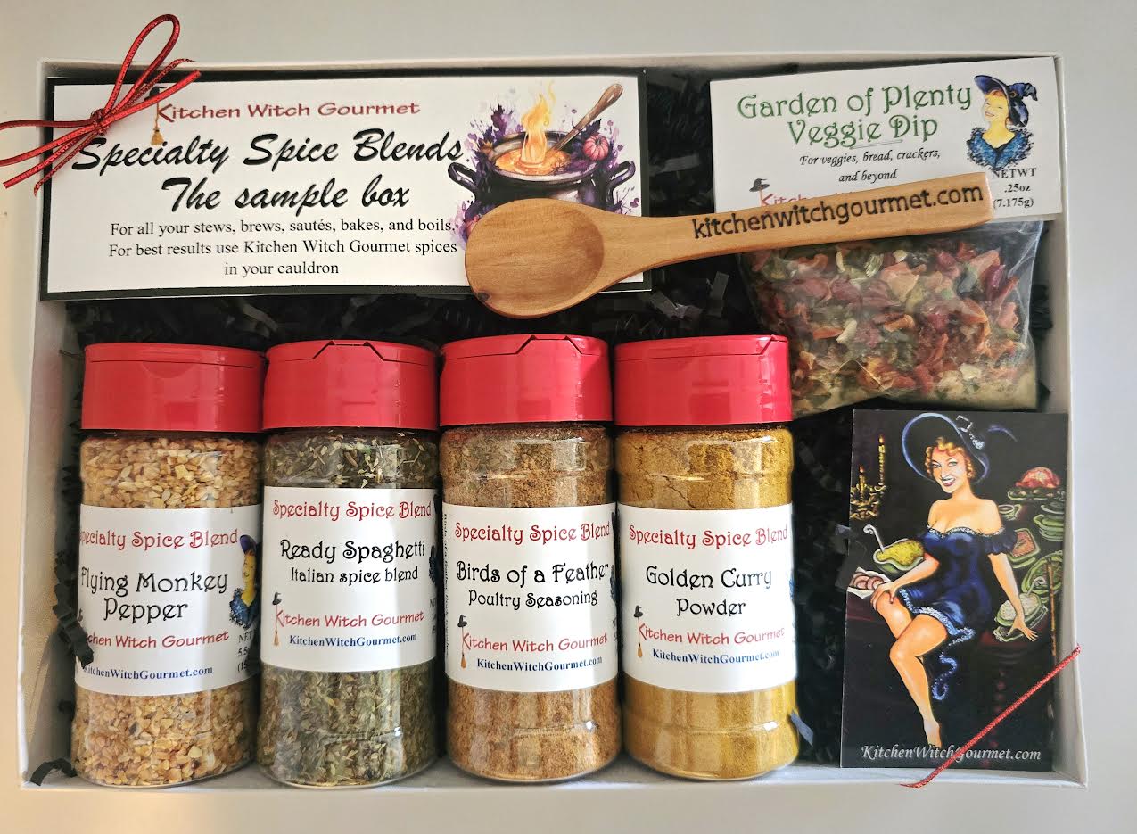 Specialty Spice Sample Box – Kitchen Witch Gourmet