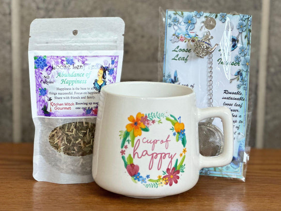 A cup of Happy Mug Gift Set - Kitchen Witch Gourmet