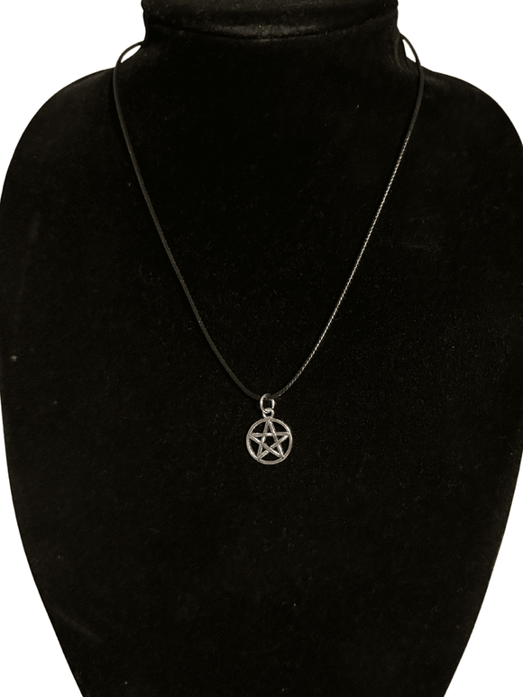 Silver Plated Pentagram Necklace - Kitchen Witch Gourmet