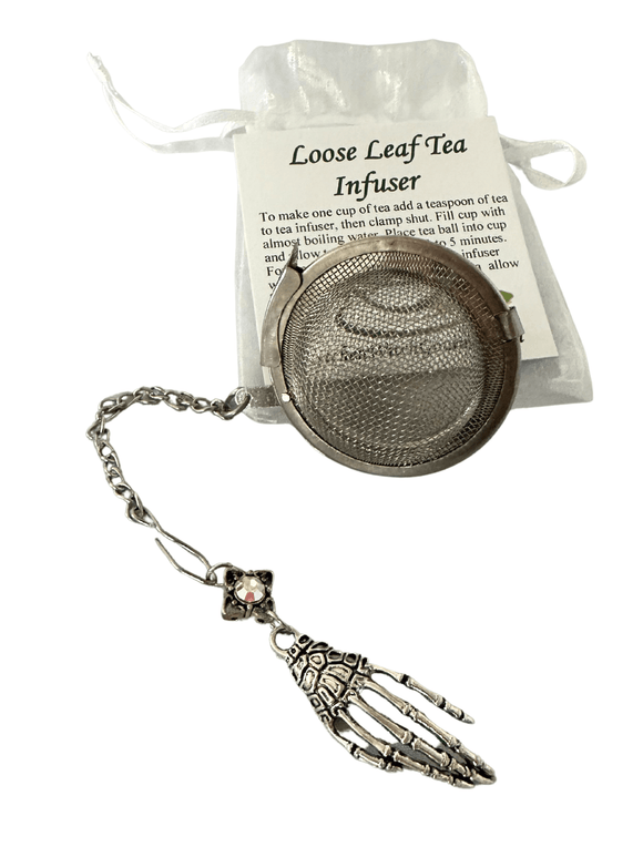 Skeleton Hand Fancy Tea Steeping Ball - Kitchen Witch Gourmet