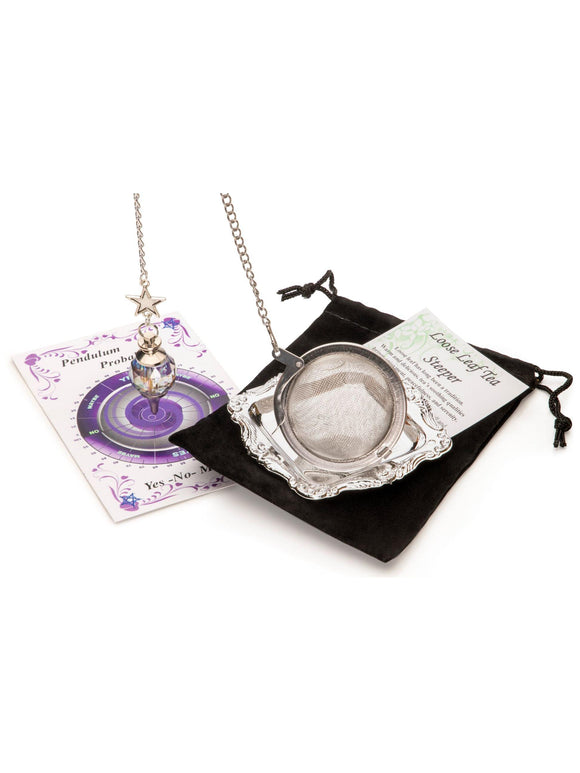 Star Charmed Iridescent Pendulum Tea Infuser