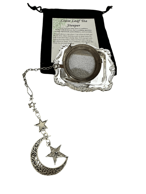 Moon and Star Charmed Extra Facy Tea Infuser - Kitchen Witch Gourmet