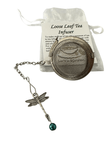 Dragonfly Charmed Tea Steeping Ball - Kitchen Witch Gourmet
