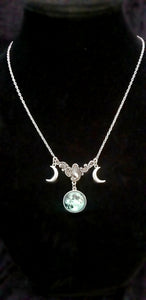 Full Moon Goddess Necklace - Kitchen Witch Gourmet