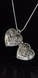 Winged Heart Locket Necklace - Kitchen Witch Gourmet