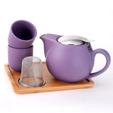 Purple 5 Piece Tea Service Set - Kitchen Witch Gourmet