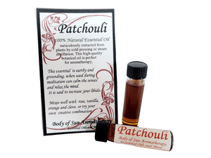 Pure Patchouli Essential Oil - Kitchen Witch Gourmet